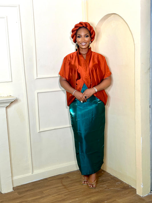 ✨ Style Meets Royalty: The EMERALD Luxe Duo Look! ✨